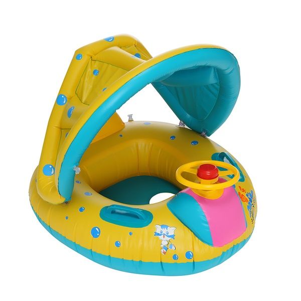 BABY SEAT FLOATER WITH SUNSHADE